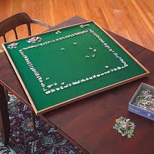 Jigsaw Puzzle on Table